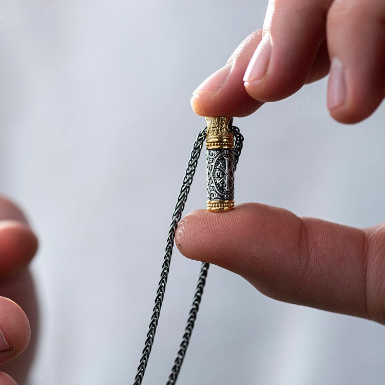 Срібний кулон - мощевик 133071 від ювелірного магазину Онікс - 3