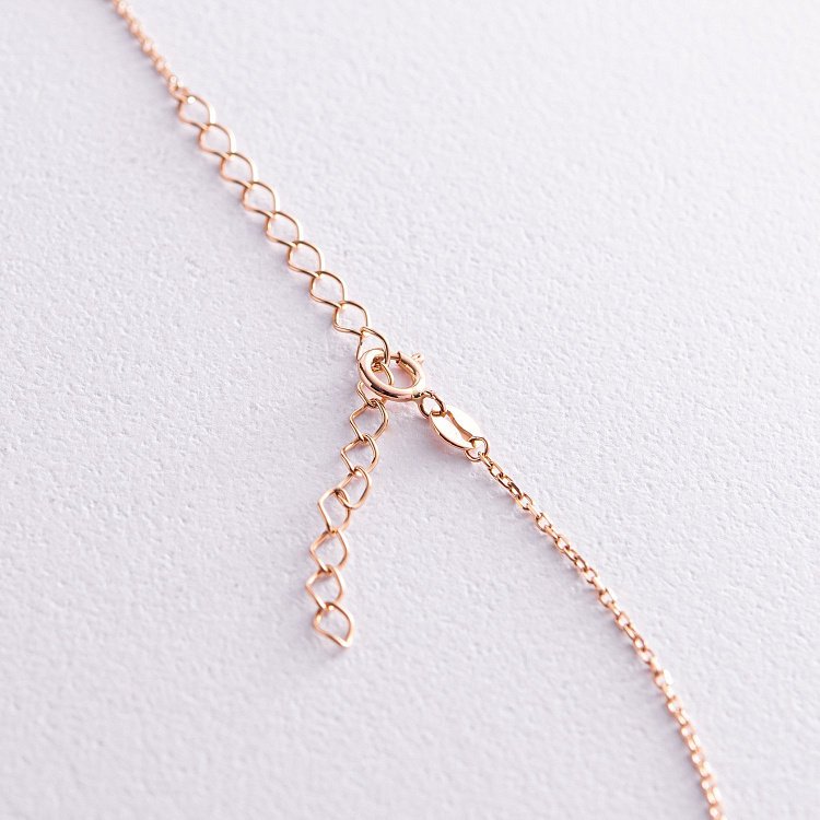 Колье "Шарики" в красном золоте кол02227 от ювелирного магазина Оникс - 4