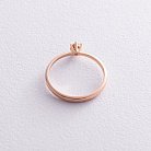 Помолвочное золотое кольцо с бриллиантом 227892421 от ювелирного магазина Оникс - 3