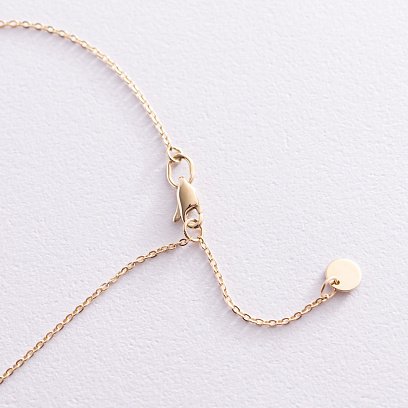 Колье "Монетки" в желтом золоте 860252М №5