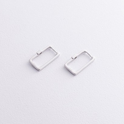 Золотые серьги с бриллиантами сб0559ri №3