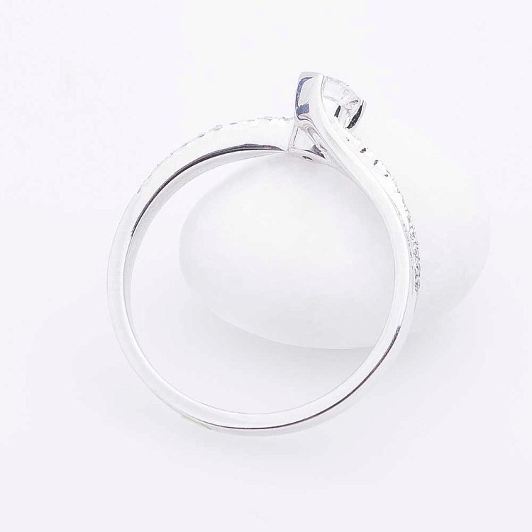 Золотое кольцо с бриллиантами S00132R от ювелирного магазина Оникс - 2