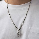 Серебряный крестик с распятием 132712 от ювелирного магазина Оникс - 1