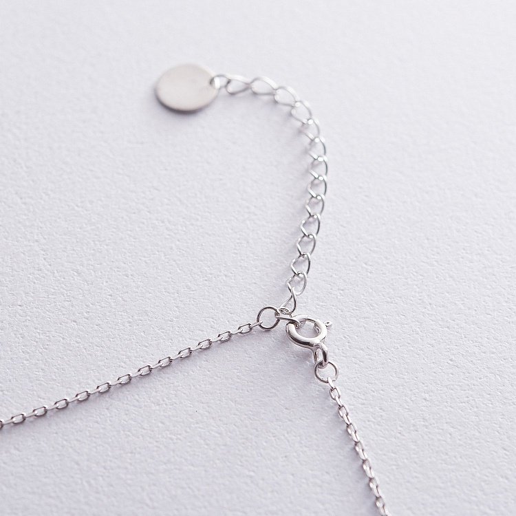 Срібне кольє "Хрестики" (6 шт) 18950 від ювелірного магазину Онікс - 4