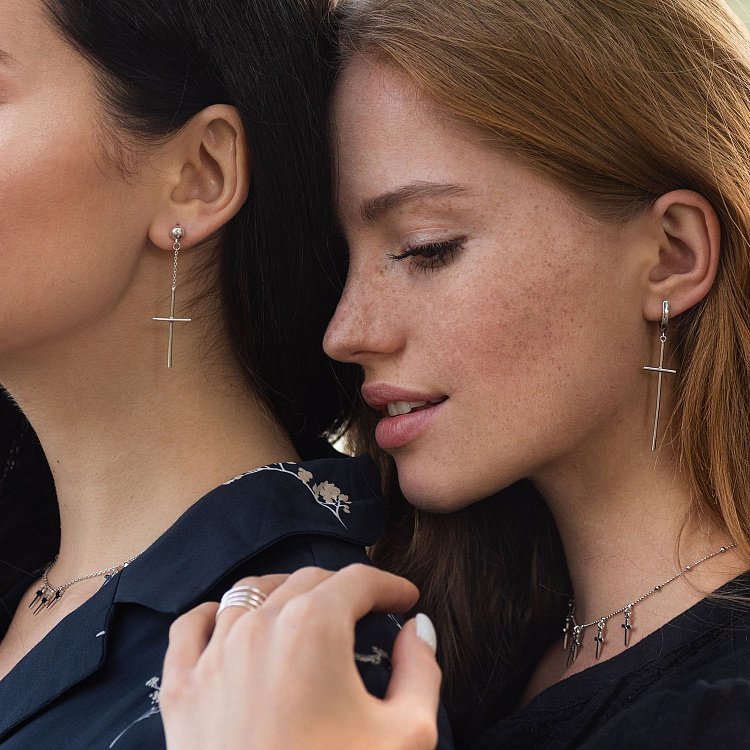 Срібна каблучка "Лінії" 112294 від ювелірного магазину Онікс - 4