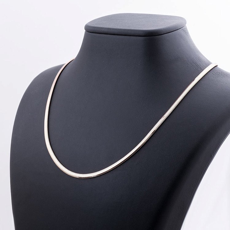 Колье "Gisele" в красном золоте (снейк - 3.0 мм) ц00321-3.0 от ювелирного магазина Оникс - 1