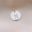 Серебряный кулон "Кролик" 132724крол от ювелирного магазина Оникс