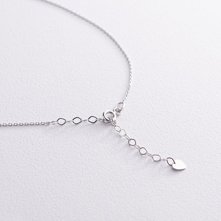 Кольє "Кругообіг" в білому золоті кол01770 від ювелірного магазину Онікс - 6