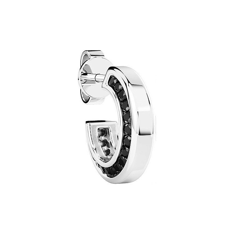 Мужская моносерьга в серебре Zancan ESO002 от ювелирного магазина Оникс