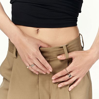 Каблучка "Monica" у червоному золоті к08089 №10