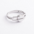 Каблучка "Love" у білому золоті к08528 от ювелирного магазина Оникс - 1