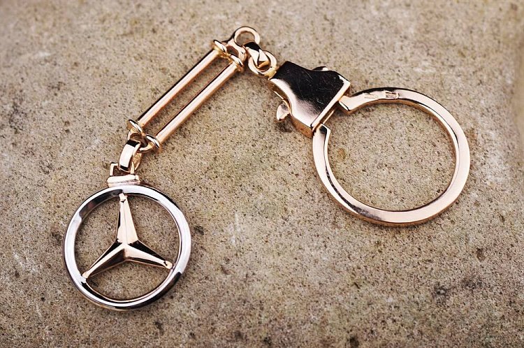 Брелок "Mercedes" бр00001м2 від ювелірного магазину Онікс - 2