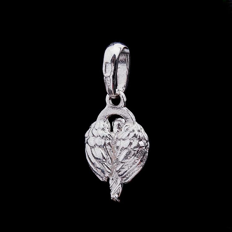 Серебряная подвеска "Ангел" 132202 от ювелирного магазина Оникс - 2