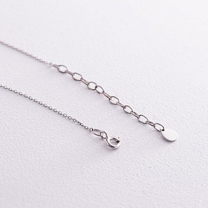 Кольє "Карта України" у білому золоті 4034б №6