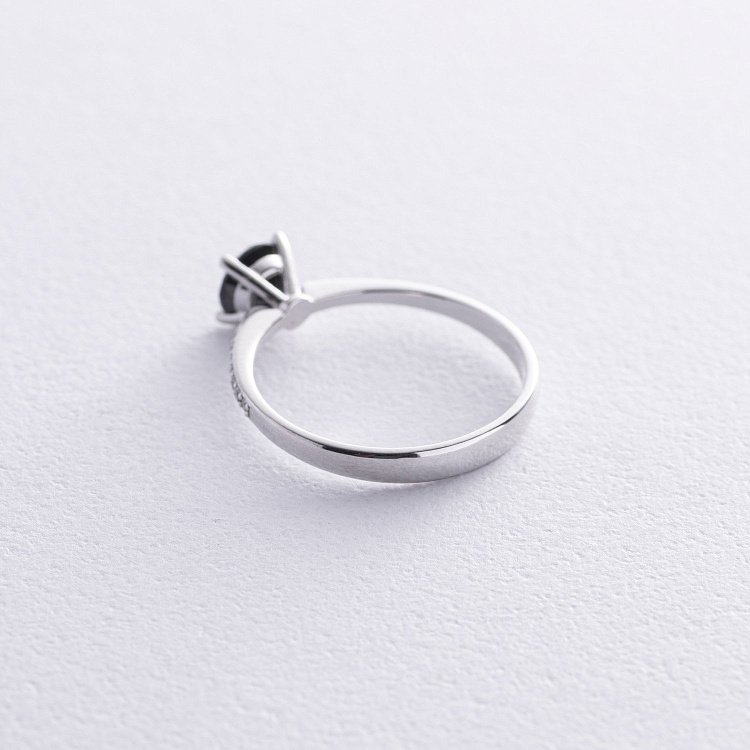 Помолвочное кольцо с бриллиантами (белое золото) 236321122 от ювелирного магазина Оникс - 4