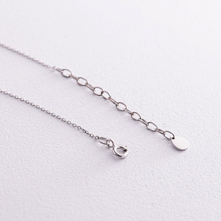 Кольє "Карта України" у білому золоті 4034б від ювелірного магазину Онікс - 5