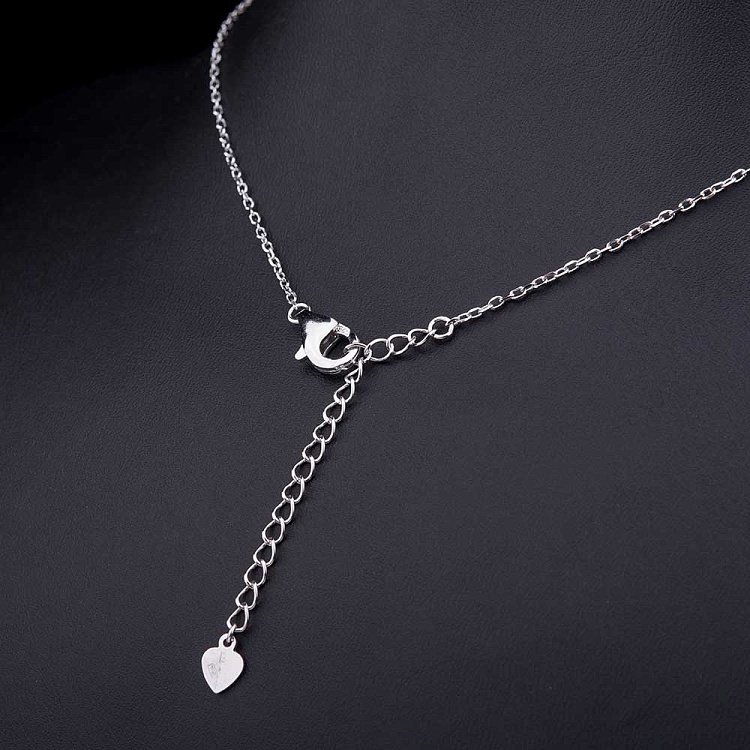 Срібне кольє "Хлопчик" з фіанітами 18320 від ювелірного магазину Онікс - 2