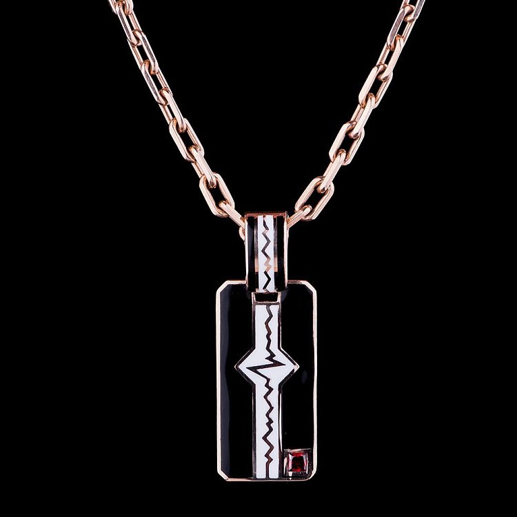 Мужская золотая подвеска "Пульс" 150264е от ювелирного магазина Оникс - 1