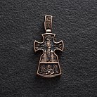 Православний хрест "Розп'яття. Розсудливий розбійник" п01652 от ювелирного магазина Оникс
