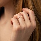 Помолвочное золотое кольцо с бриллиантами 227592421 от ювелирного магазина Оникс - 1