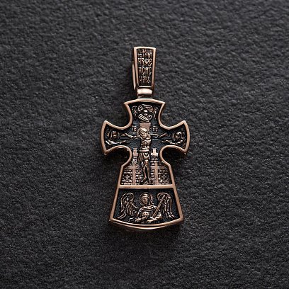 Православний хрест "Розп'яття. Розсудливий розбійник" п01652