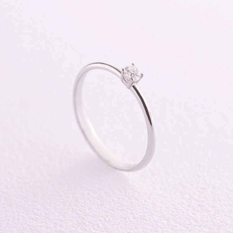 Заручальна золота каблучка з діамантом 228991121 від ювелірного магазину Онікс