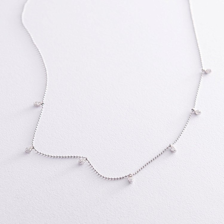 Золоте кольє з діамантами колб0049ch від ювелірного магазину Онікс