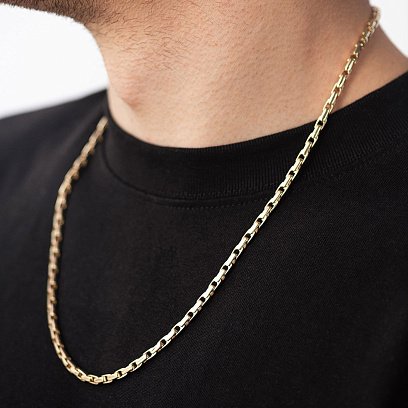 Чоловічий золотий ланцюжок ц00533 №2