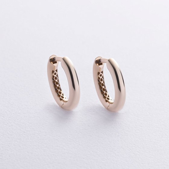 Сережки "Stella" у жовтому золоті с08867