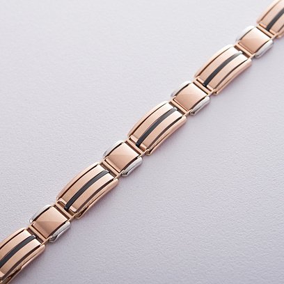 Мужской золотой браслет б04074 №3