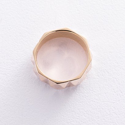 Кольцо "Veronica" в желтом золоте к07585 №5