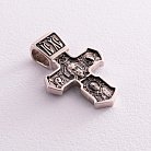 Православный крест из серебра (чернение) 132405 от ювелирного магазина Оникс