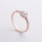 Золота каблучка з діамантами 12234аг от ювелирного магазина Оникс