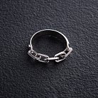 Серебряное кольцо "Цепочка" 112679 от ювелирного магазина Оникс