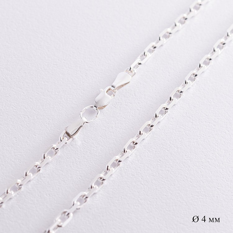 Срібний ланцюжок (якірне плетіння) БС11671 від ювелірного магазину Онікс
