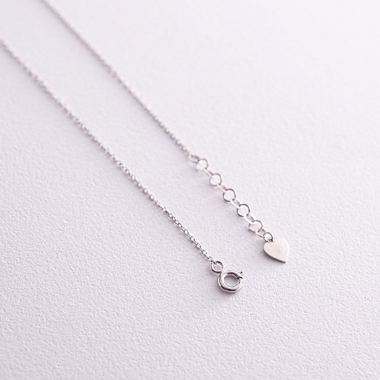 Золоте кольє "Хрестик" з фіанітами кол02196 від ювелірного магазину Онікс - 7