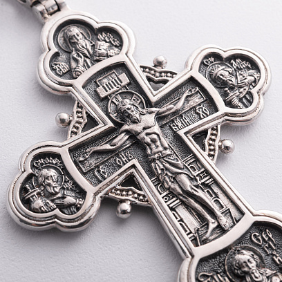 Православний хрест "Розп'яття Христове, Олександр Невський, Димитрій Донський, Сергій Радонезький. Архангел Михаїл" 133354 №2