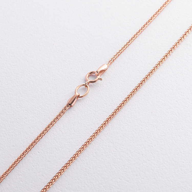 Золотий ланцюжок плетіння Колос (1 мм) ц00030-1 Золотий ланцюжок плетіння Колос (1 мм) ц00030-1 від ювелірного магазину Онікс