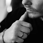 Мужское серебряное кольцо "Антистресс" (чернение) TR-01-00006 от ювелирного магазина Оникс - 2