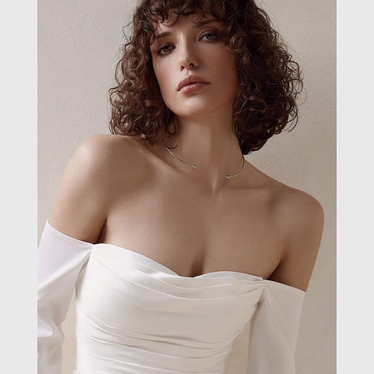 Кольє - чокер "Miley" у сріблі з кульками 1204 від ювелірного магазину Онікс - 7