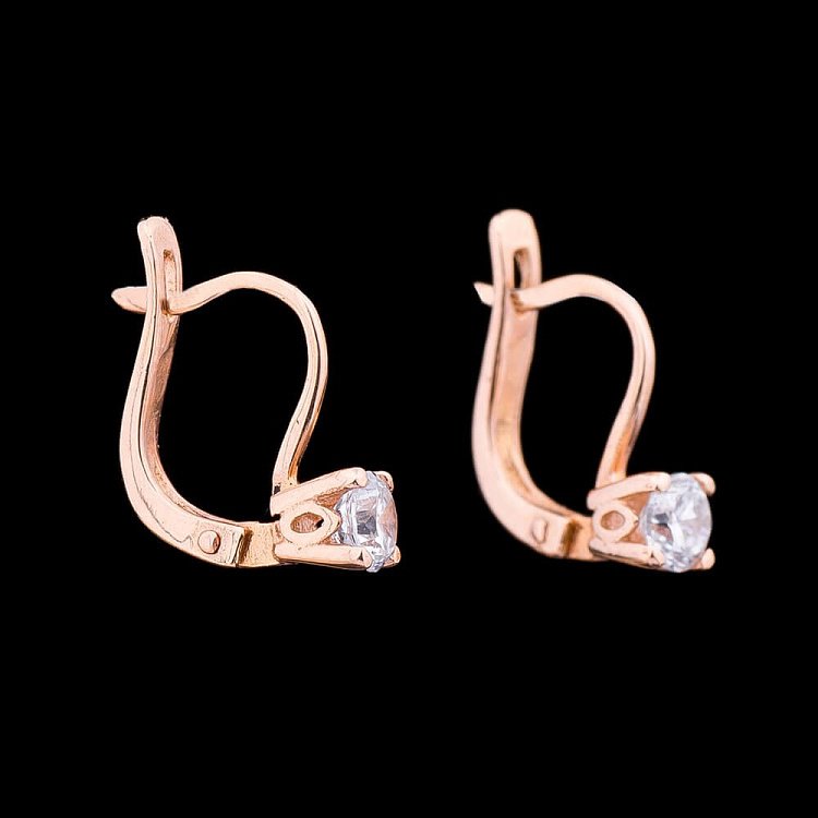 Сережки (фіаніт) с01344 від ювелірного магазину Онікс - 1