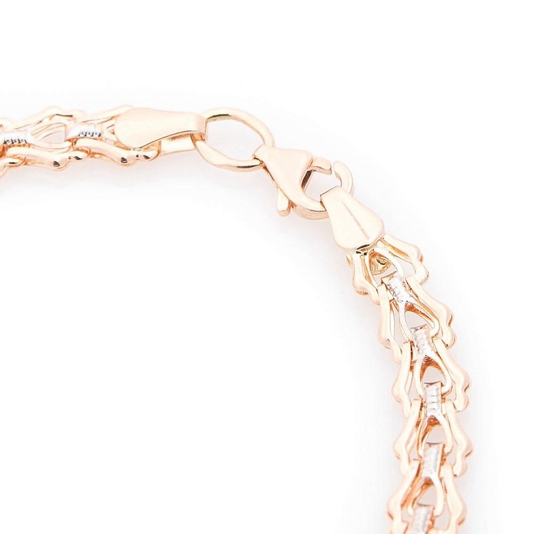 Золотий браслет без каменів б01333 від ювелірного магазину Онікс - 2