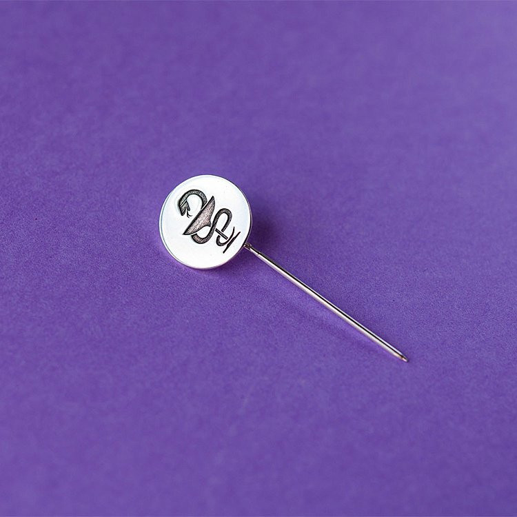 Медичний значок "Чаша зі змією" в сріблі 20043 від ювелірного магазину Онікс - 4