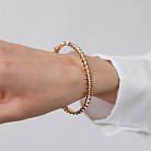 Жорсткий золотий браслет "Тереза" б05821 от ювелирного магазина Оникс - 4