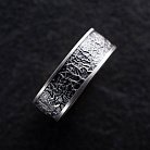 Серебряное текстурное кольцо 7016 от ювелирного магазина Оникс - 10