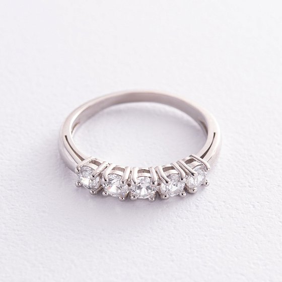 Серебряное кольцо с фианитами 1008 №3