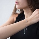 Срібний браслет з фіанітами 141250 от ювелирного магазина Оникс - 2