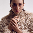 Широка золота каблучка "Christina" к08184 от ювелирного магазина Оникс - 10