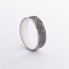 Серебряное кольцо "Вышиванка - сварга" 1115 от ювелирного магазина Оникс - 6