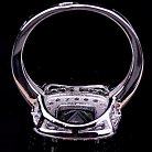 Серебряное кольцо  (фианиты, синтетическая шпинель) к020 от ювелирного магазина Оникс - 2